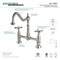 Kingston Brass KS1178BEX Essex Bridge Kitchen Faucet, Brushed Nickel KS1178BEX - alternate 3
